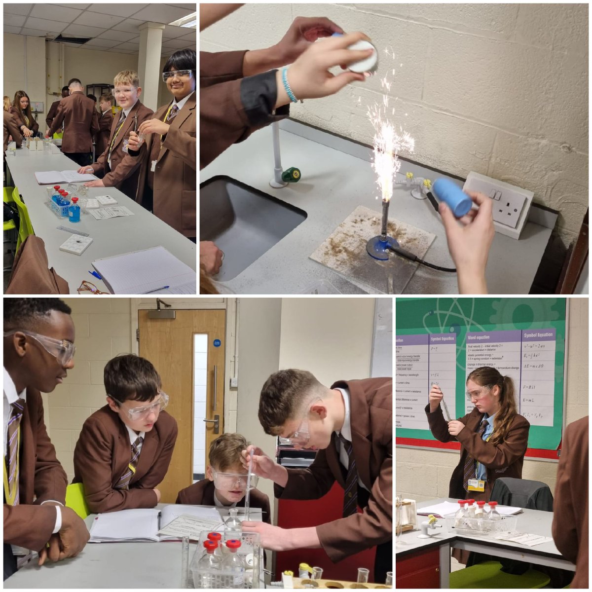 tsc_science's tweet image. 8c2 investigating chemical reactions with Miss Hancock this morning.