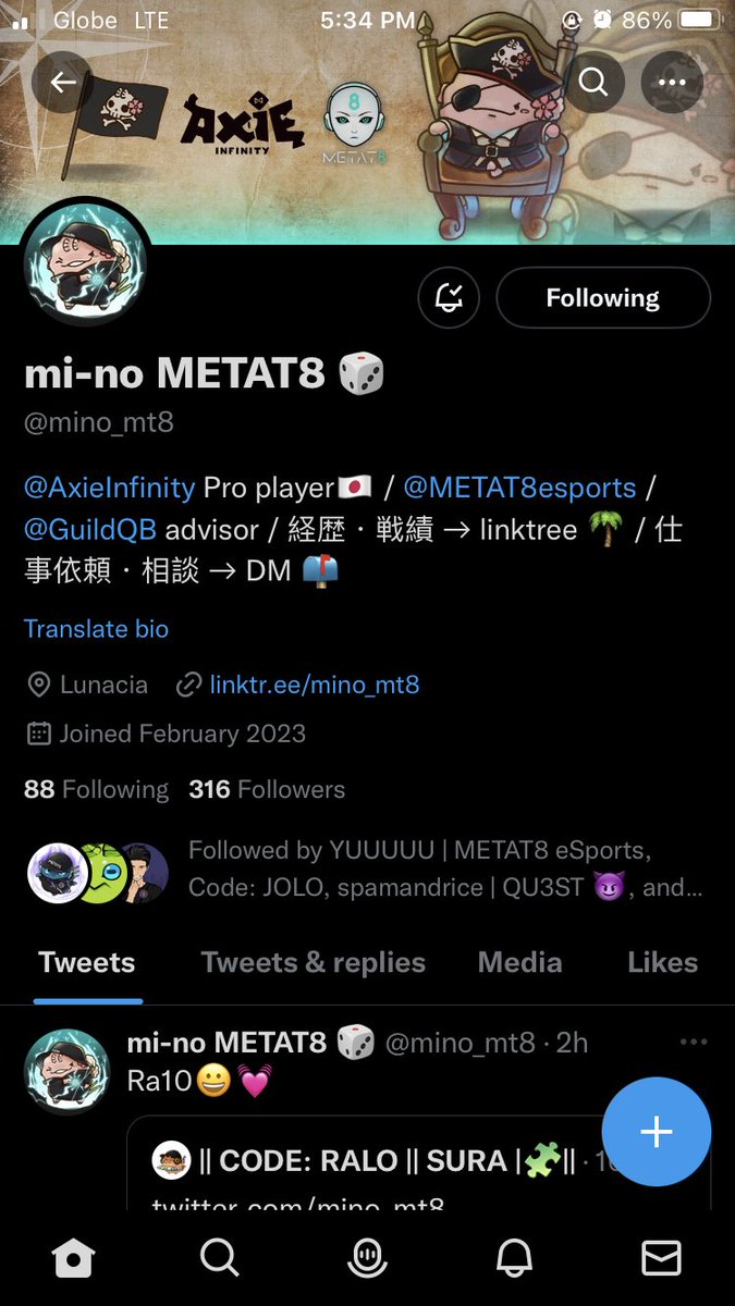 almharie's tweet photo. Please follow our friend! https://t.co/HA7XjvEpUa