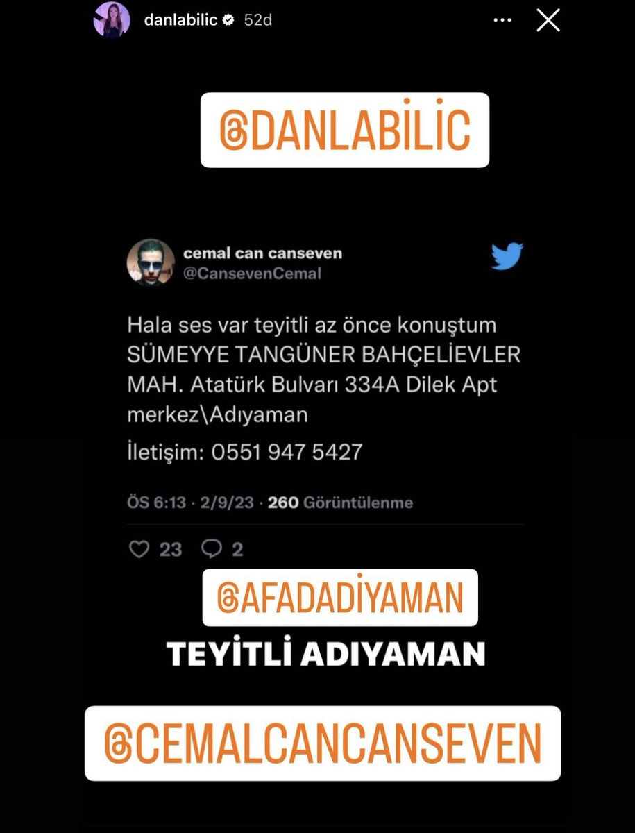 Blackbeard_adam (@blackbeard_man) on Twitter photo Adıyaman’a yardım kardeşlerimize çocuklarımıza umut olalım yardım eli uzatalım.Kimse açlıktan susuzluktan ölmesin onlara destek olalım. <a href="/ahbap/">Ahbap</a> <a href="/OguzhanUgur/">Oğuzhan Uğur</a> <a href="/ProfDemirtas/">Özgür Demirtaş</a> <a href="/danlabilic/">.</a> @CansevenCemal <a href="/jahreindota/">Jahrein</a> <a href="/AFADBaskanlik/">AFAD</a> <a href="/112acilyardim/">112 Acil</a> <a href="/BabalaTv/">BaBaLa TV</a> <a href="/RoportajAdam/">Röportaj Adam</a> <a href="/AFADTurkiye/">AFAD</a> Adıyaman’a yardım kardeşlerimize çocuklarımıza umut olalım yardım eli uzatalım.Kimse açlıktan susuzluktan ölmesin onlara destek olalım. <a href="/ahbap/">Ahbap</a> <a href="/OguzhanUgur/">Oğuzhan Uğur</a> <a href="/ProfDemirtas/">Özgür Demirtaş</a> <a href="/danlabilic/">.</a> @CansevenCemal <a href="/jahreindota/">Jahrein</a> <a href="/AFADBaskanlik/">AFAD</a> <a href="/112acilyardim/">112 Acil</a> <a href="/BabalaTv/">BaBaLa TV</a> <a href="/RoportajAdam/">Röportaj Adam</a> <a href="/AFADTurkiye/">AFAD</a>