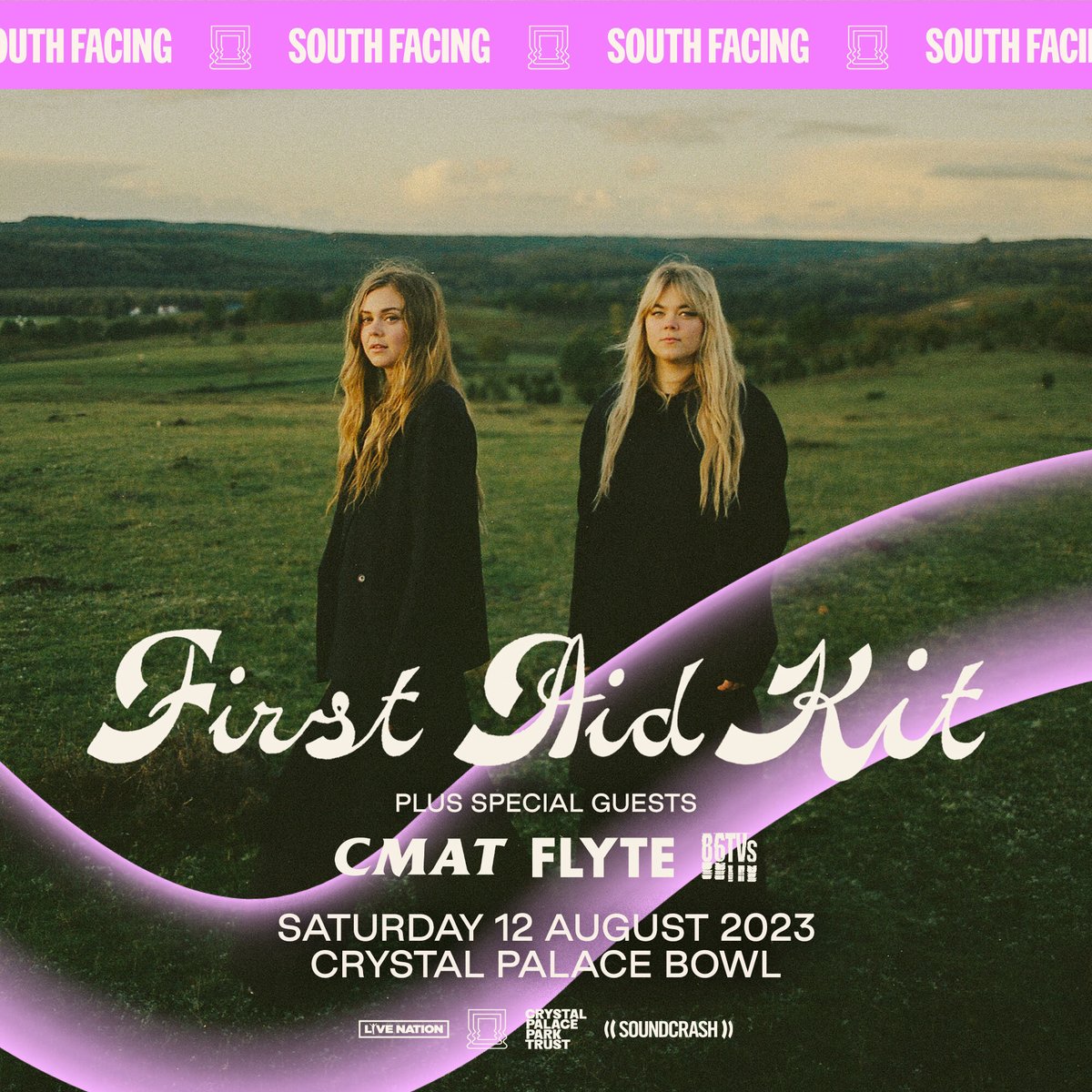 South Facing Concert Series (@southfacingfest) on Twitter photo ON SALE NOW! <a href="/FirstAidKitBand/">First Aid Kit</a> Saturday 12th August
Tickets for the Swedish Duo are available via; bit.ly/FirstaidkitSF ON SALE NOW! <a href="/FirstAidKitBand/">First Aid Kit</a> Saturday 12th August
Tickets for the Swedish Duo are available via; bit.ly/FirstaidkitSF