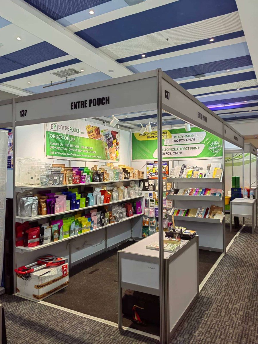 EntrePouch's tweet photo. Experience the convenience, affordability, and sustainability of EntrePouch at the WOFEX Bacolod! Visit us at the SMX Convention Center from February 10 to 12, 2023 and see how our innovative food packaging solution is revolutionizing the food industry

#EntrePouch
#WOFEXBacolod https://t.co/KTlOOWo7lR