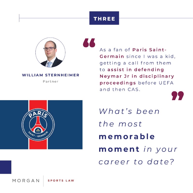 MorganSportsLaw's tweet photo. In our latest ‘get to know’ edition, meet our newly expanded Football Disputes team.

Find out what @William_MSL, @Achta_M_Saleh, Omar Ongaro &amp; @MSL_Donna said about their football law careers &amp; who their favourite team/player.

View the Football Disputes brochure via link below.