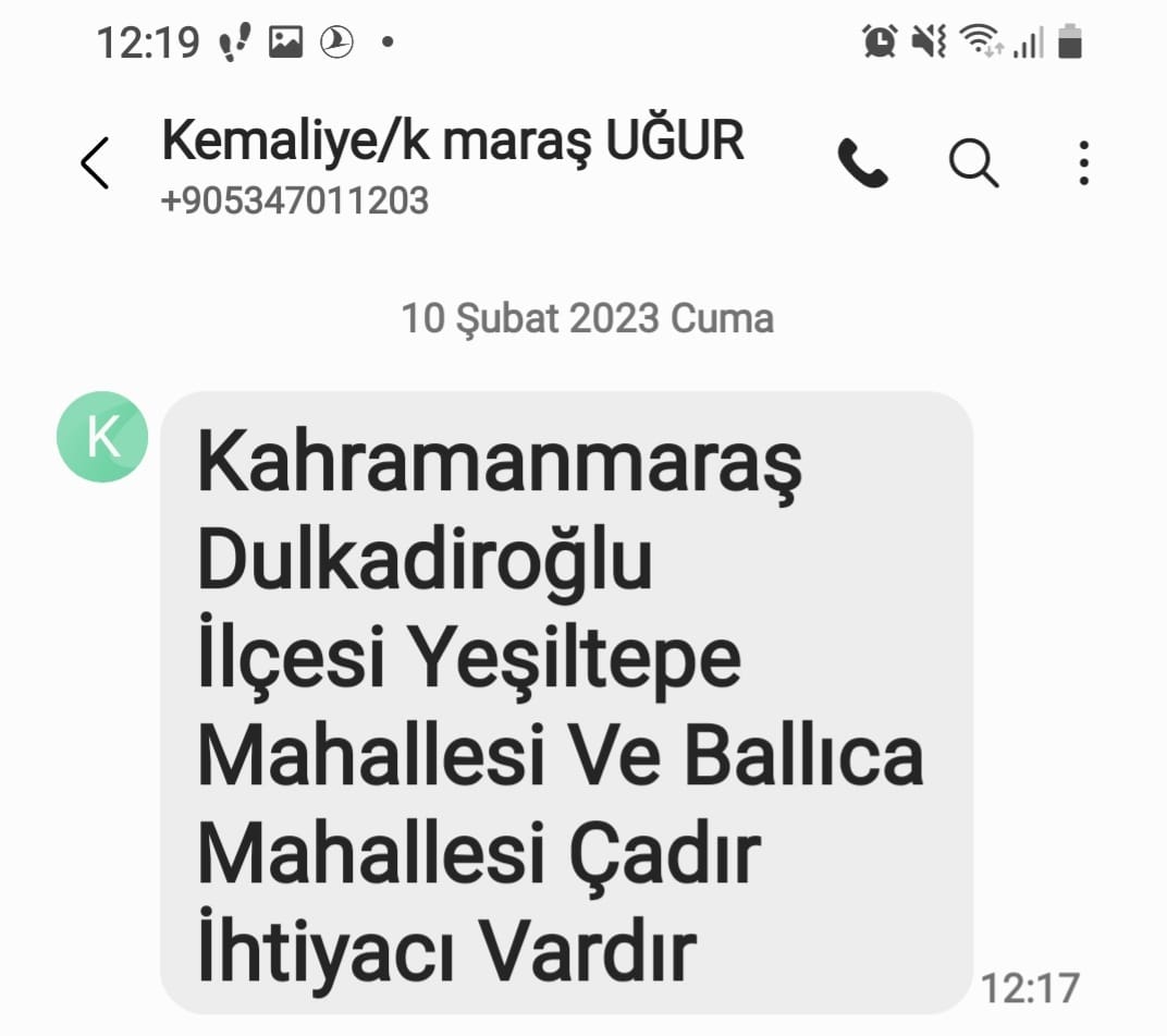 GezSin_17's tweet photo. KAHRAMANMARAŞ UĞUR PURTAŞ tan acil yardım çağrısı var. İletişim Telefonu 0534 701 12 03
@haluklevent @ahbap @AFADBaskanlik @OguzhanUgur @tele1comtr @halktvcomtr @FOXhaber @HaberturkTV @IBBcozummerkezi @ekrem_imamoglu @tipgenelmerkez @erkbas @FatihMacoglu https://t.co/s0h8EgPo03