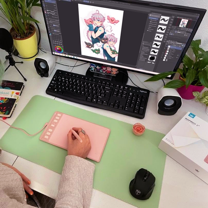 huiontablette's tweet photo. Le porte-stylet ressemble à une rose épanouie. 🌸
@nolightartist
#Inspiroy2 S
#huion #huiontablette #rose #workspace #illustration #art #artist #chambre #new #nouveau #illustrateur #instaart https://t.co/83NpXYDEbM