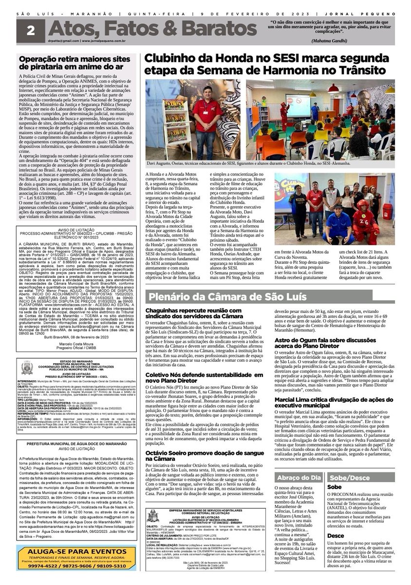 contato_mega's tweet image. Alvorada Motos Semana de Harmonia no Transito!