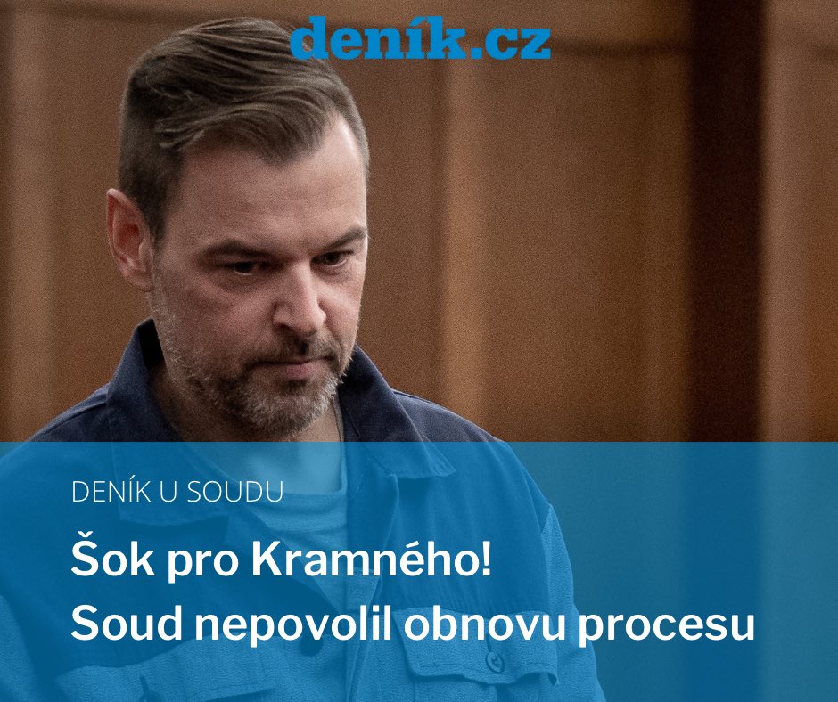 denikms's tweet image. ❕❕ Šok a zklamání zažili v pátek Petr Kramný a jeho obhájkyně Jana Rejžková. Krajský soud v Ostravě totiž zamítl jejich žádost o obnovu procesu. moravskoslezsky.denik.cz/zlociny-a-soud…
📸Foto: DENÍK/ @lukaskabon
#denikcz #msdenik #soud #petrkramny #ceskarepublika #kramny #krimi