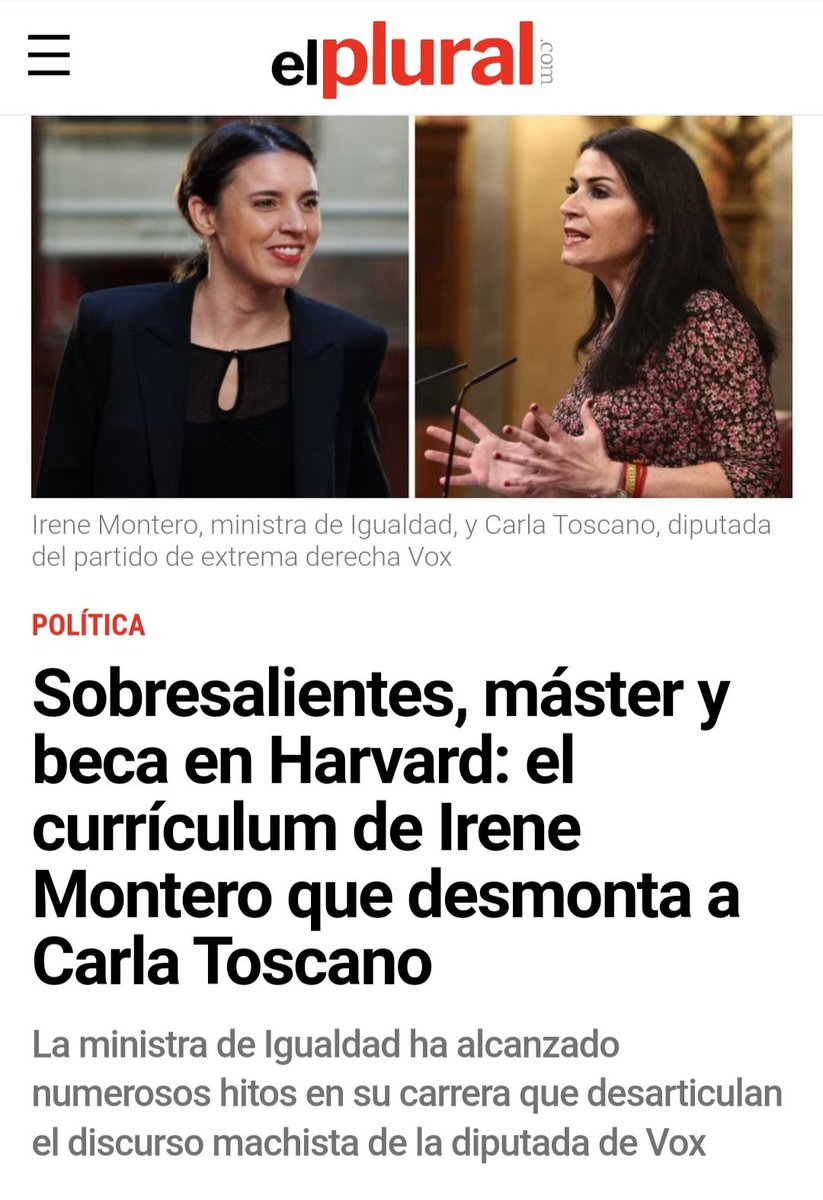 RafaelLucasGar1's tweet photo. @eelua @Justo04276241 @IreneMontero Búscalo en Google lumbreras.
Y buscas también las vidas laborales de #Fakejóo y #AbbasKhal, y las comparas...
Y las condenas de Rociíto, Ivancito y Serranito.
Lo que no encontrarás son las condenas de @IreneMontero
Garlic and water, "liberal", liberal, que rima con sub... https://t.co/xd3wgsqowX