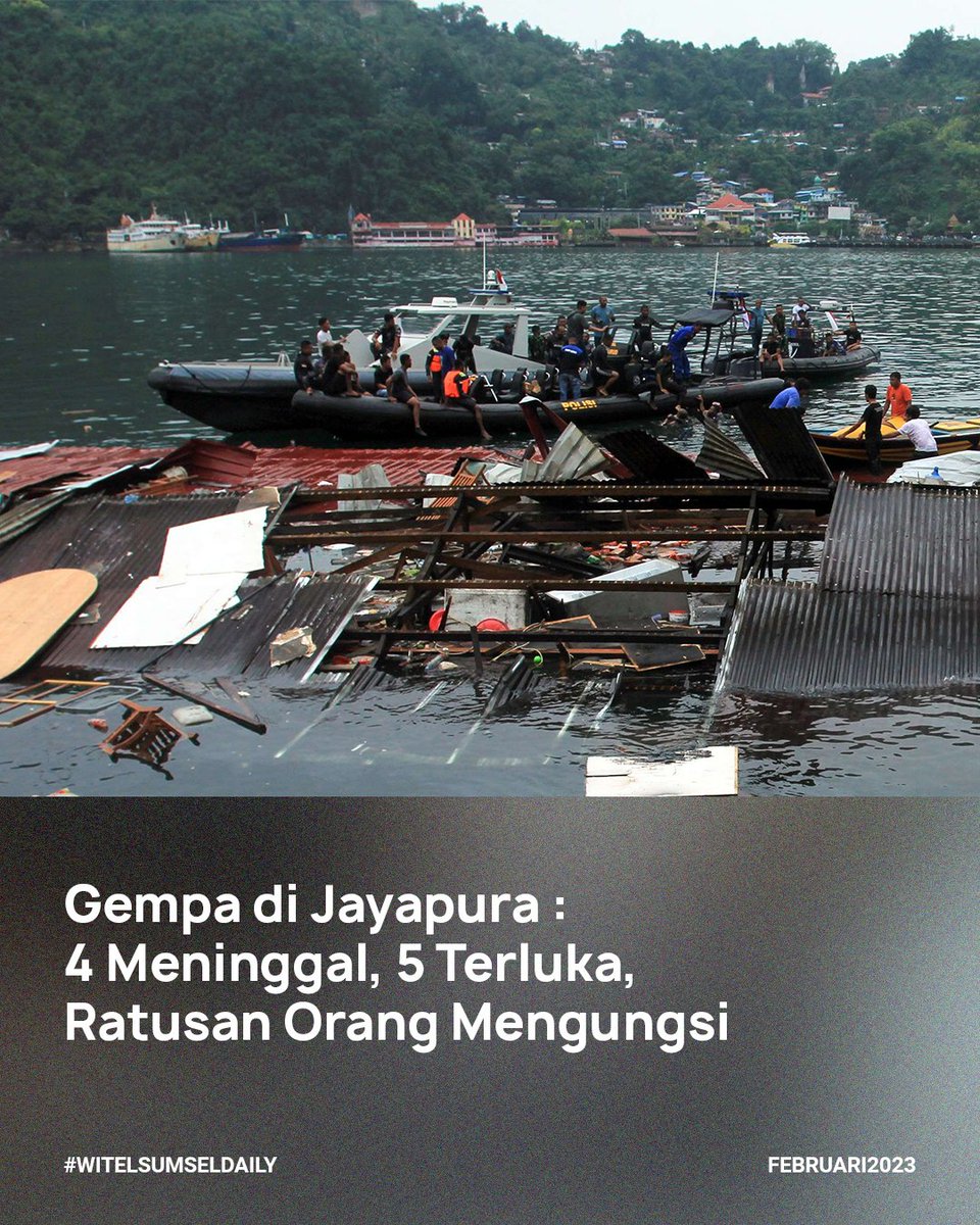 Nabi shallallahu alaihi wa sallam bersabda: “Ummatku ini adalah ummat yang dirahmati, tidak ada bagi mereka azab di akhirat akan tetapi hanya azab didunia saja berupa banyaknya fitnah, gempa bumi & pembunuhan” (HR. Abu Daud)

Semoga tidak ada lagi korban jiwa 🤲

#PrayForPapua 🤲