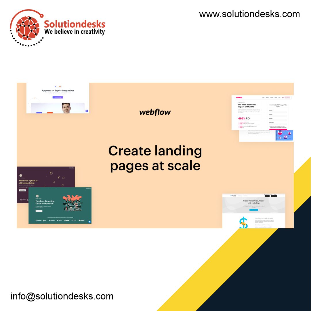 I will  help you to build a landing page or create multiple versions from #webflow. If you want to work with me.

Please visit my portfolio:
asadgohar.solutiondesks.com/index

#webflow #webflowdeveloper #webflowdesign #webflowdesigner #webflowexpert #landingpage