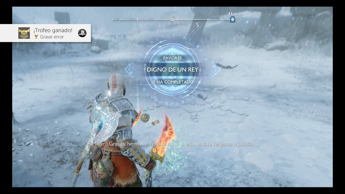 romero_letran's tweet photo. God of War Ragnarök
Grave error (Oro)
Combate contra el rey Hrólfol
Oleeeeeeeee #PS4share https://t.co/UiihN3SjNm https://t.co/hzxav0qI9l