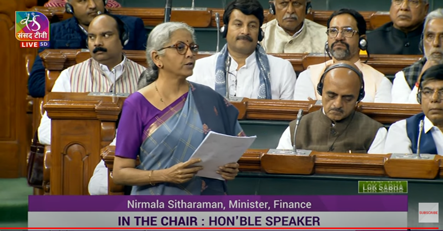 Finance Minister Nirmala Sitharaman speaks during general discussion on Union Bu… Finance Minister Nirmala Sitharaman speaks during general discussion on Union Bu…