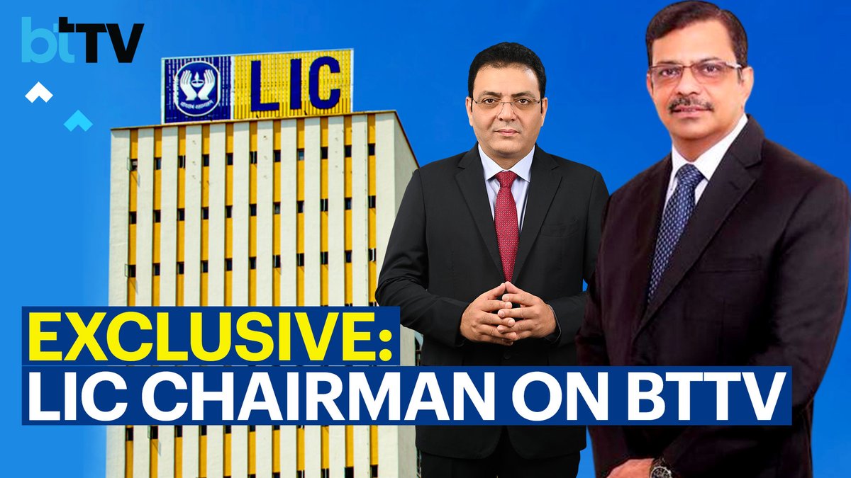 business_today's tweet photo. Business Today's Managing Editor Siddharth Zarabi caught up with M R Kumar, Chairperson, Life Insurance Corporation of India. Catch this exclusive conversation on Business Today TV.
Watch: https://t.co/6TsGAHuK6I | @szarabi #LIC #LICresults #GautamAdani #MRKumar https://t.co/WCvp34WyFp