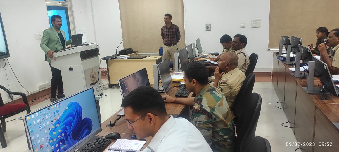 Conducted Course on "Mobile Forensics" at CDTI, Hyderabad from 06-02-2023 to 10-02-2023.  20 Police Officers from various States/UTs/CPMFs have attended.