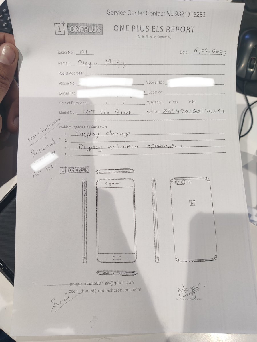 MayurMistry21's tweet photo. @OnePlus_IN @OnePlus_Support I Submitted Oneplus10T to Thane  service centre for display repair on 6th Feb, taken b2b followup  but they exactly dnt know wen they ll able to repair. is this poor service expect frm OnePlus team? Request for immediate action. https://t.co/8QZTQGvGW9