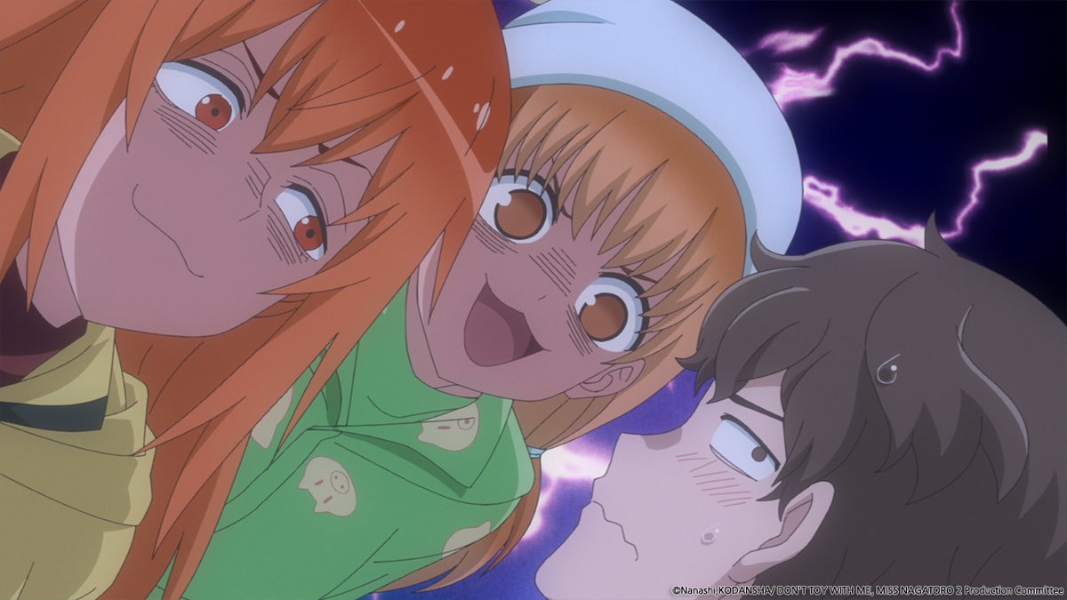 [애니플러스 2/12 23:00 방송 『괴롭히지 말아요, 나가토로 양 2nd Attack 』 7화 "선배의 활강은 역시 그런 느낌이군요"] -안경에서 콘택트렌즈로 바꾸려는...