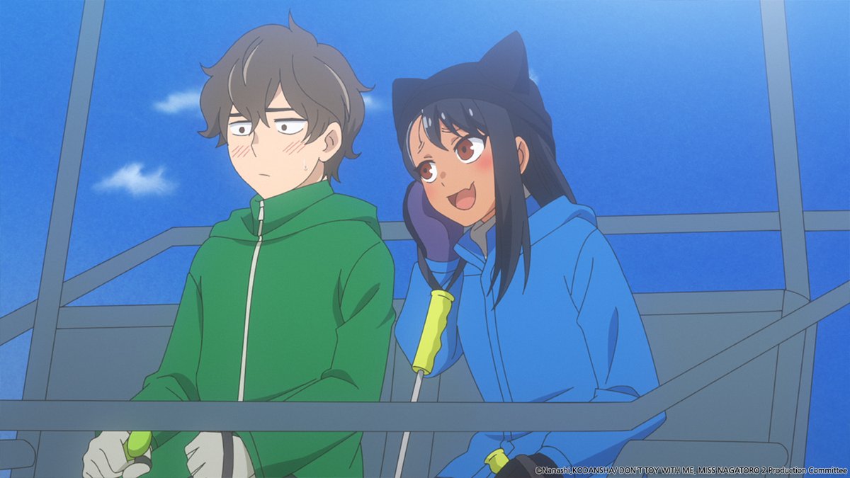 [애니플러스 2/12 23:00 방송 『괴롭히지 말아요, 나가토로 양 2nd Attack 』 7화 "선배의 활강은 역시 그런 느낌이군요"] -안경에서 콘택트렌즈로 바꾸려는...