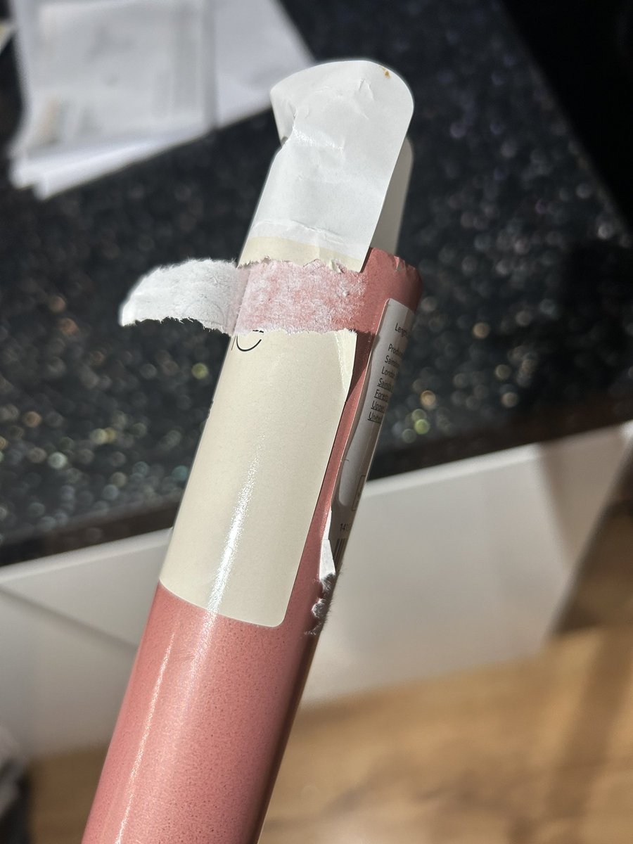 Alexa_b82's tweet photo. Well done @sainsburys for getting rid of plastic wrap!Great for the environment but maybe think about the sticky labels so they actually peel off and not waste the paid for wrapping paper! 😒 #sainsburys #plasticwaste https://t.co/K7a7103zdo