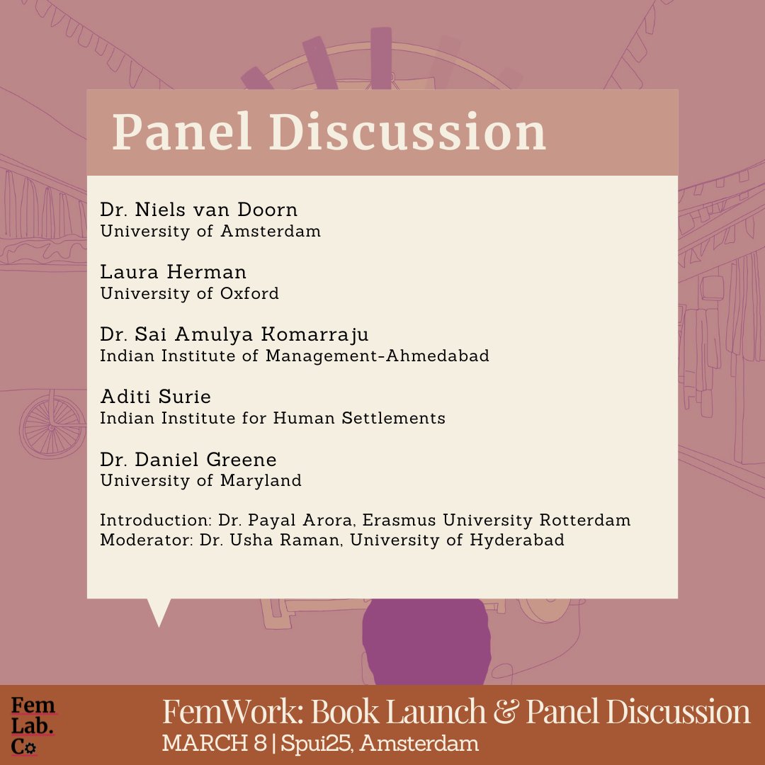 FemlabC's tweet photo. What does the future hold for gig workers around the world?
Join us at "Future of Global Workers in the Platform Age" and hear from @3Lmantra , @usharaman, @nielsvdoorn, @Greene_DM, @lauramherman_, @AmulyasaiK, and @sosurie.
Register now: https://t.co/o6K2T5sAel
#SPUI25 https://t.co/B5pTLvikHS