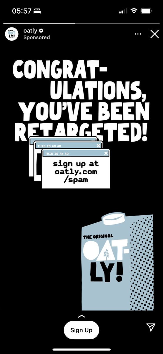 Love this! It really appeals to me when brands let us in on the joke with them 👏