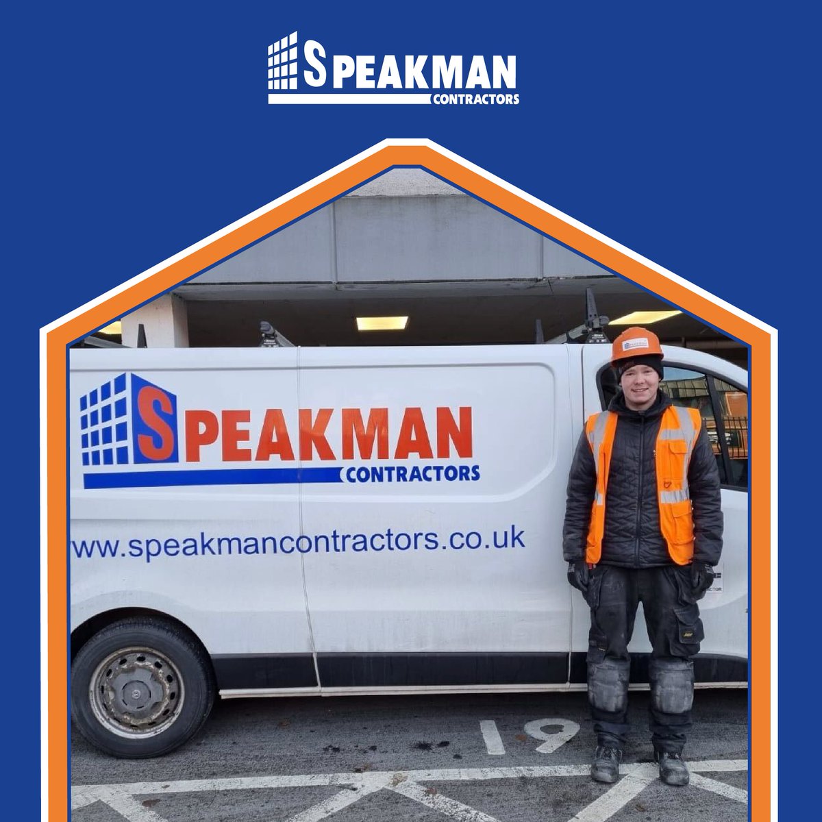Speakmans's tweet photo. ⭐ National Apprenticeship Week ⭐ Meet Logan, one of our electrical #apprentices 💡 Logan is always out and about with the team, here he is all wrapped up ready to tackle the cold weather whilst working outdoors 💪 #TeamSpeakman #NationalApprenticeshipWeek https://t.co/8eXVb3BUls