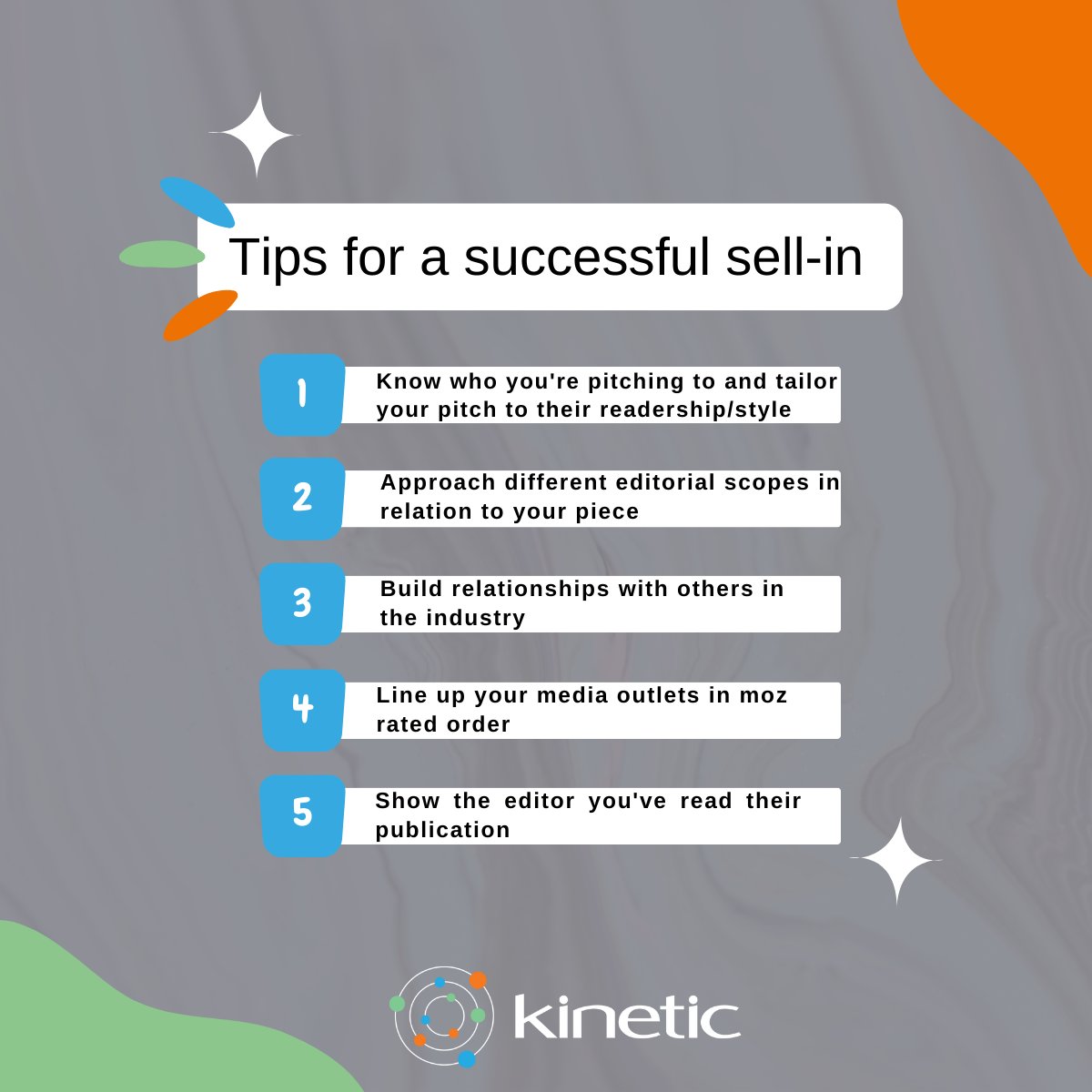 Check out the best advice from our team for a successful ‘sell in’!

#PrandMarketing #SellIn #TopTips