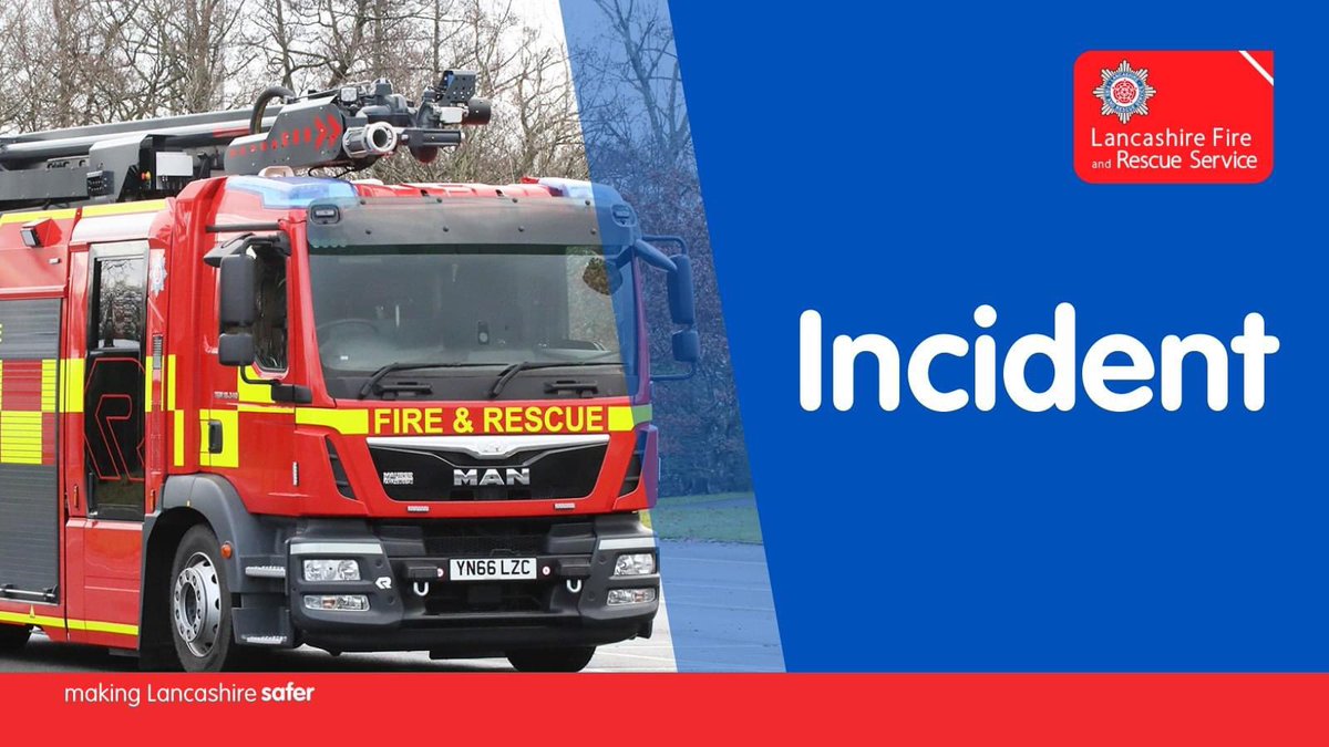 LancashireFRS's tweet photo. Six fire engines and three specialist units are in attendance at a commercial premises fire in Withnell Fold. The fire was well alight on arrival but has now reduced. 

There’s a small smoke plume affecting the local area - close your windows/doors if you can see or smell smoke. https://t.co/Y4G7Ag5Pkt