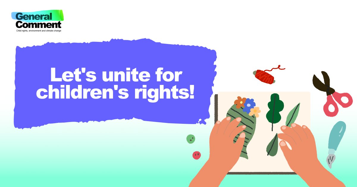 Are you under 17 or know someone who is? 

The UN wants to hear from children &amp; young people across the 🌍 to help build guidelines on what govts must do to protect children's environmental rights.

Share your views👉
childrightsenvironment.org/children-and-y…

#GC26