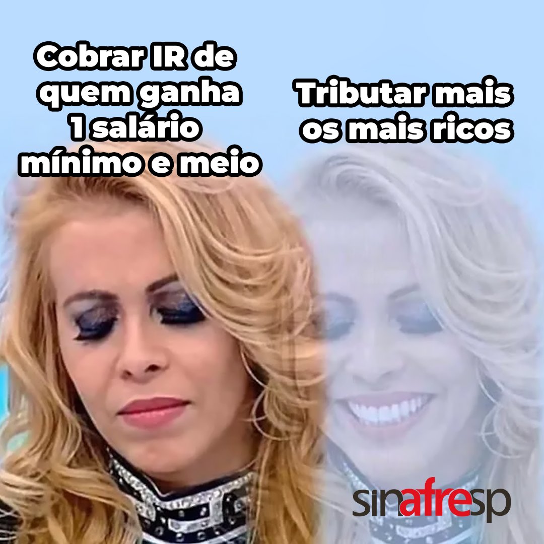 sinafresp's tweet photo. Antes fosse só um meme, mas é real. 🥺🥺 Defasagem da tabela do IRPF obrigará trabalhador que ganha um salário mínimo e meio por mês a pagar o imposto em 2023. Segundo o Unafisco, o último ajuste integral da tabela foi realizado em 1996 e a defasagem acumulada é de 147,87%. https://t.co/VTtgjv8CPr