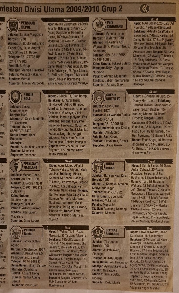 Some more familiar names