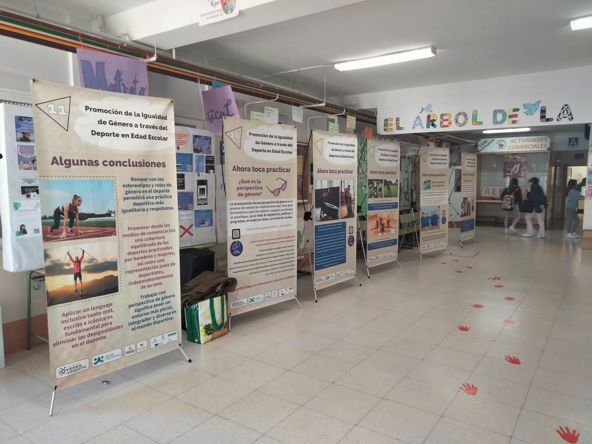 PROMOCIÓN DE LA IGUALDAD DE GÉNERO A TRAVÉS DEL DEPORTE EN EDAD ESCOLAR de <a href="/gesto_deportivo/">Gesto Deportivo</a> y <a href="/FJyD/">Fundación Jóvenes y Deporte 🅵🅹🆈🅳 💚🤍🖤</a> visita el IES Albarregas (Mérida) con la deportista María del Puerto Pérez Garrido para impartir la charla.
Patrocina: <a href="/DipdeBadajoz/">Diputación de Badajoz</a> <a href="/DiputacionCC/">DiputacionCC</a> @DXTextremadura @JuntaEx_Cultura