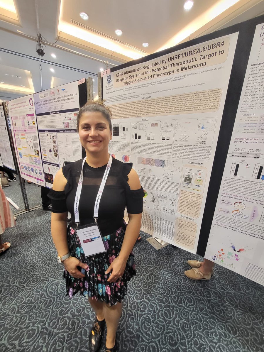 Our post-doc, Gamze Kuser Abali, is sharing her work at #LorneCancer2023 . Visit her at poster 214!