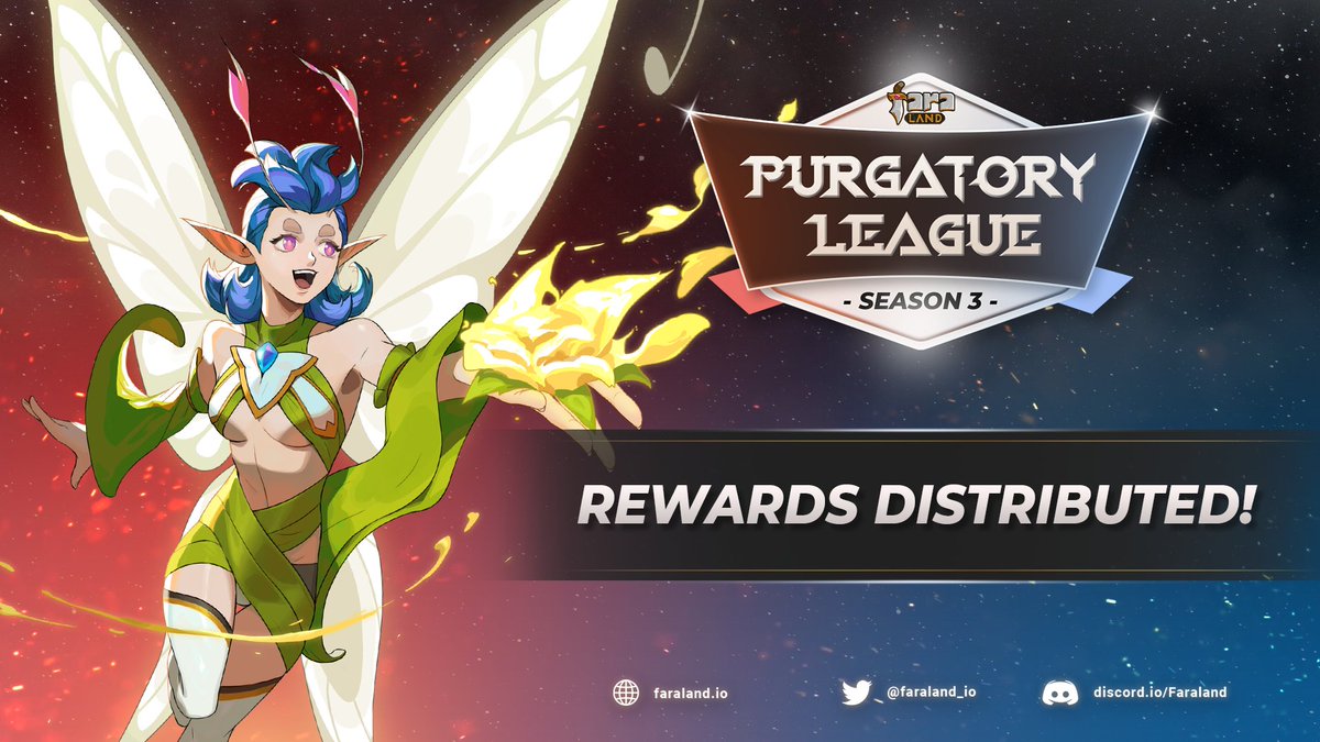 taman_fun's tweet photo. 🏆PURGATORY LEAGUE SEASON 3 - REWARDS DISTRIBUTED 

✅ Rewards from the first Community #Tournament have been successfully distributed to all winners!

❤️Thank you for your trust and support. 

📩 Please kindly check your wallet as all rewards are successfully distributed. https://t.co/Swtxh3jwRr