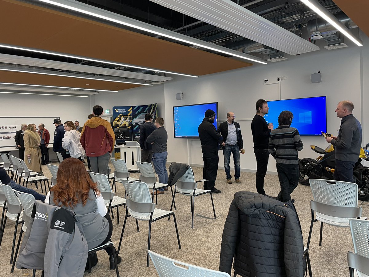 UWTSD's tweet photo. About to begin our #Engineering #Alumni Conference in the IQ building at our Swansea waterfront campus.

Students, alumni and industry professionals are networking before we begin the conference. We’ve got some great speakers to come! https://t.co/qQbSD6uhwm
