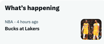 What even is this bullshit?  Why does post-Musk Twitter think UK care about basketball, a game we don't watch or play?  Has everyone previously employed to curate things per country now been fired?