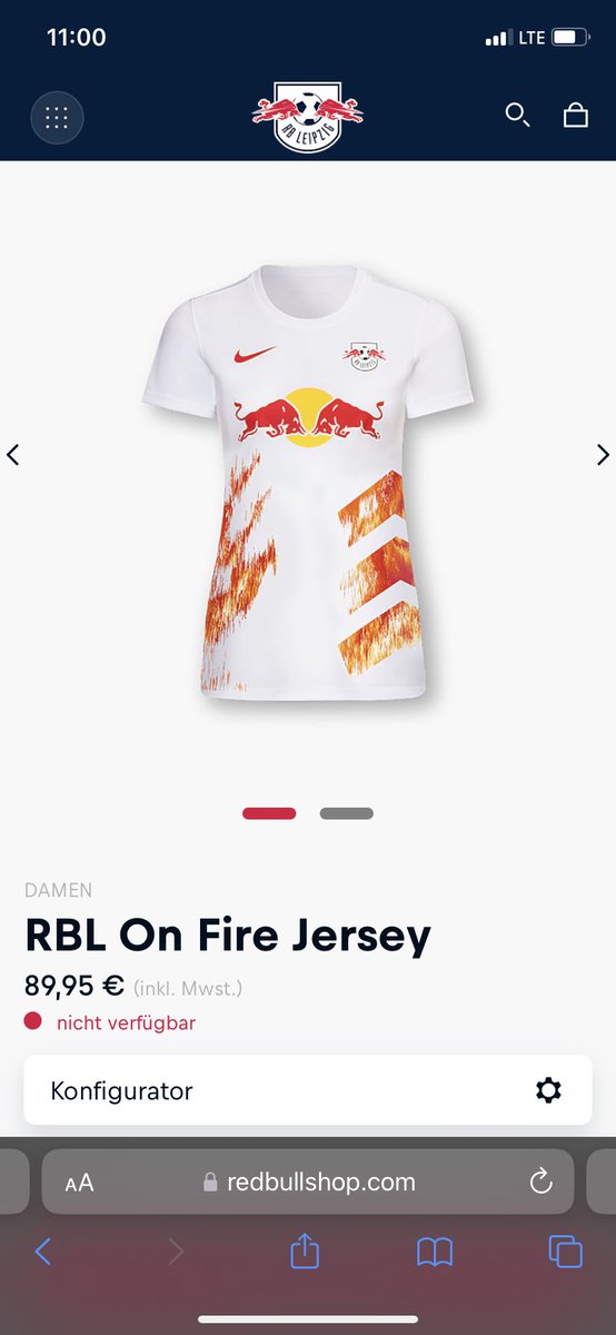 RBEule82's tweet photo. @RBLeipzig Die Damenversion ist schon ausverkauft 😢. Gibt es Nachschub? https://t.co/if01K55dpO