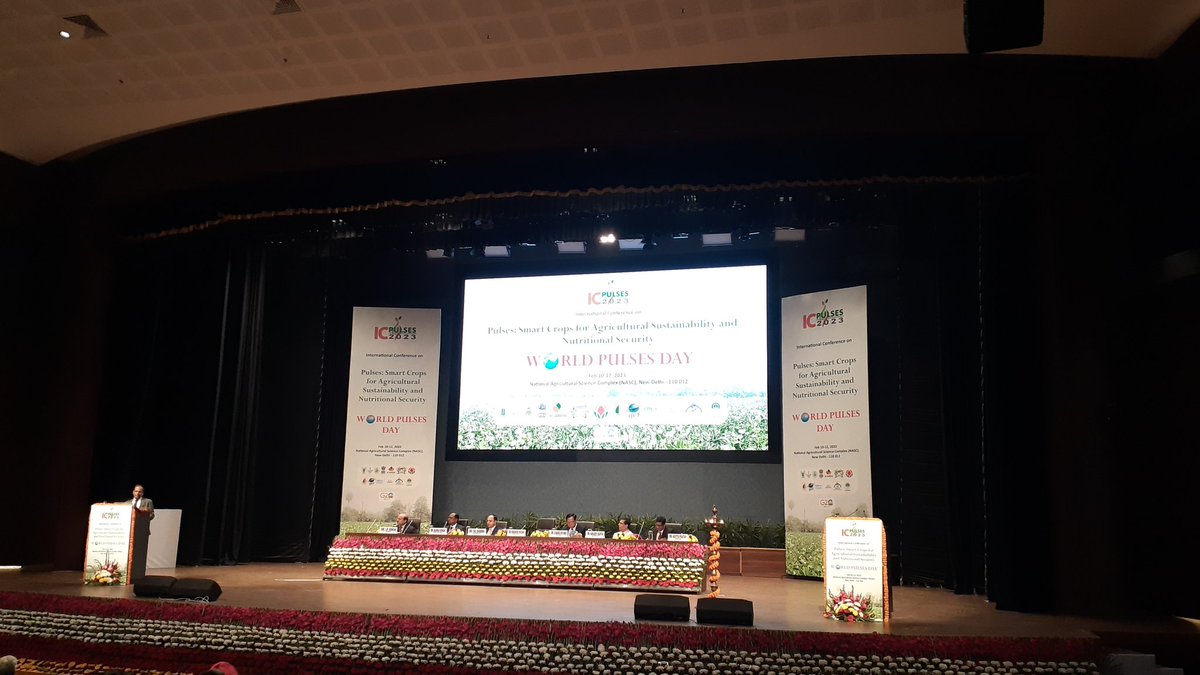 icpulse2023's tweet photo. ICPULSES 2023 commenced this morn at the NASC complex, New Delhi. Farmers, Academia and policy makers have come together for observation of the World Pulses Day &amp; discoursing on sustaining the Pulses Revolution. IIPR, ISPRD, our National &amp; International partners wish u a happyWPD https://t.co/iQfoZu3XkB