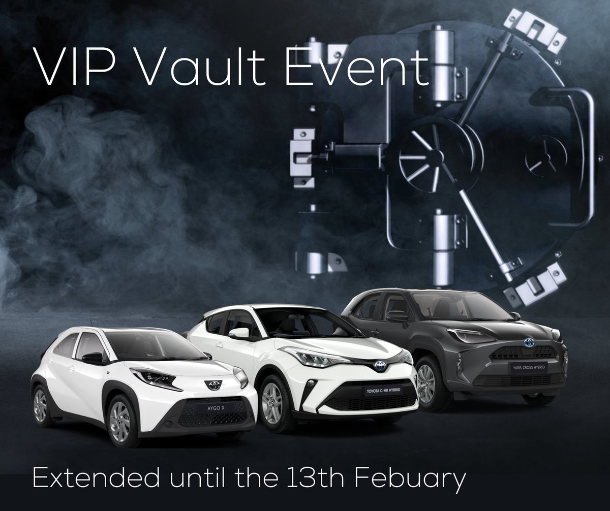 VantageMotorGrp's tweet image. There are just three days left of our VIP Vault Event...

Don't miss our unbeatable offers and discover which exclusive bonus is waiting for you in the Vault today 👉bit.ly/40hVu3q

#Vault #VIPVaultEvent #PlateChange #VIPVault