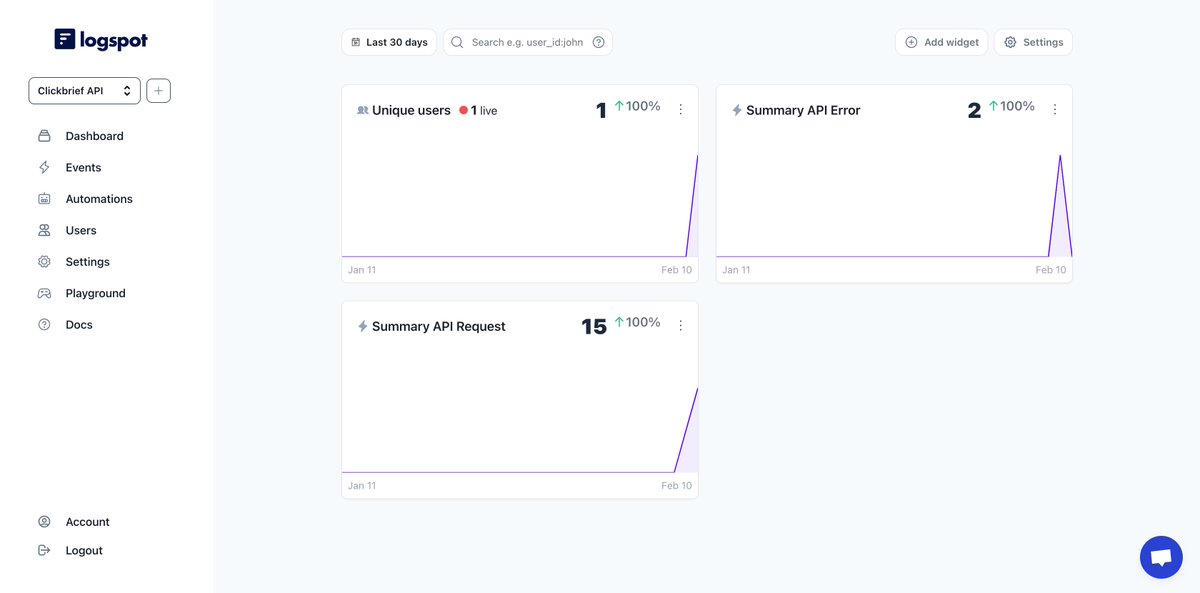 spolsky_co's tweet photo. Monitoring API usage with @LogspotHQ https://t.co/gAx6Wc0Q8J