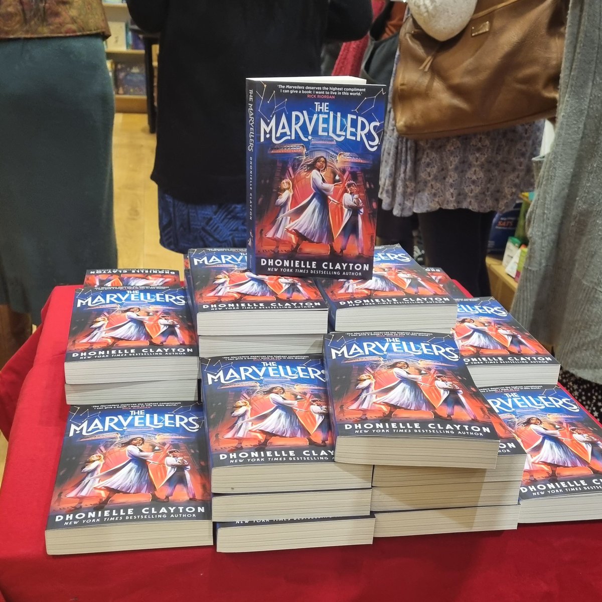 Only a few people could lure me to West London on a school night and @brownbookworm is one of them.

Congratulations on a wonderful launch for #TheMarvellers 🎉😍