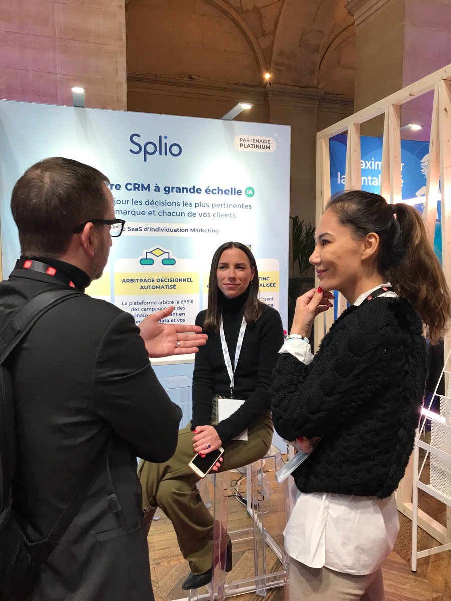 Splio's tweet photo. #RetailForumMeetings : we did it and it's a wrap!
🤝 Merci à l'équipe du @HUBInstitute pour cette imperturbable édition !
Prochaine étape : https://t.co/NbvTRTU3ca
#IA #IntelligenceArtificielle #individuation #Splio #CRM #Marketing https://t.co/n1ziDG6LKC