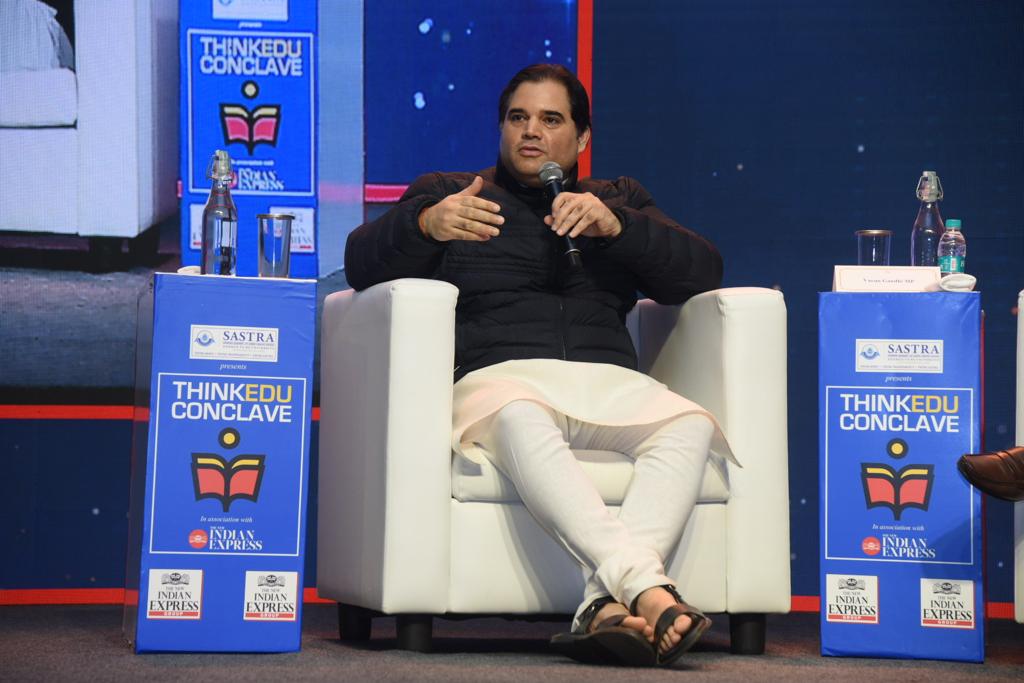 Xpress_edex's tweet photo. MP @varungandhi80 speaks about jobs for youth in India at #ThinkEdu2023 

@PrabhuChawla @Eventxpress @santwana99 @xpresstn @SastraUniv @NewIndianXpress https://t.co/0IQCipNGoo