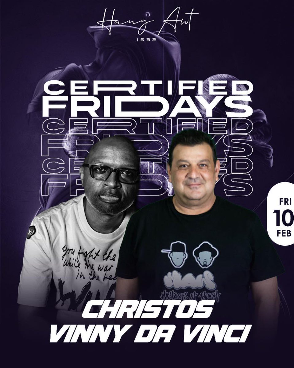 VinnyDaVinci's tweet photo. GIG UPDATE!!!
Friday 10 February 2023
We're at @TheHangAwt1632 in Tembisa
@djchristossa & @VinnyDaVinci ((From 21h00))
#DjsAtWork 🔥🔥🔥
#WeLoveHouseMusic https://t.co/rtUf9o1Xcj
