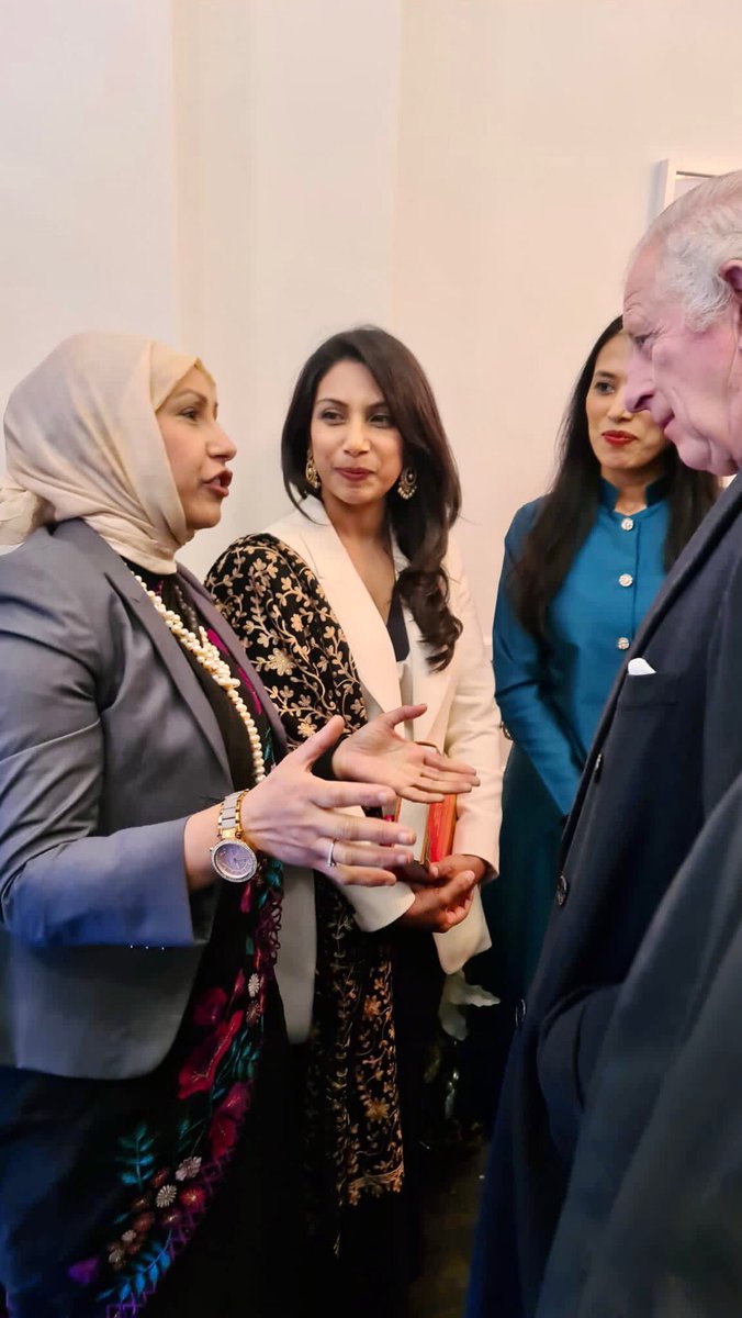 NiloparUddin's tweet photo. Amazing opportunity to meet HM King Charles and Queen Consort to present a copy of #TheHalfways as part of their visit this week to Brick Lane where they met charities, businesses, artists and activists from the British Bangladeshi community. Thank you to Ayesha Qureshi @bbpi100 https://t.co/1mbTtBwBdq