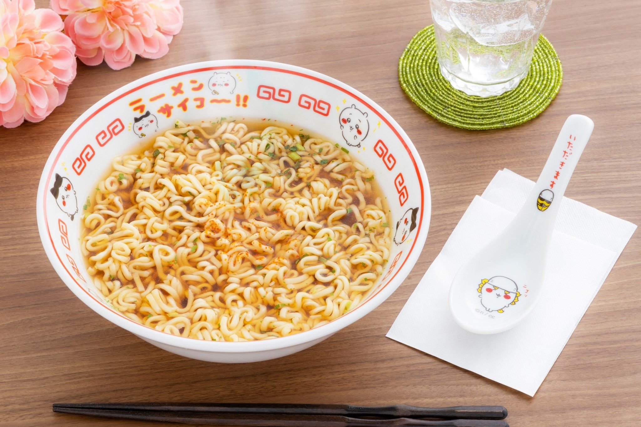 目玉☆送料無料 ちいかわ ラーメンサイコー 丼 お皿 完売品 ちいかわ