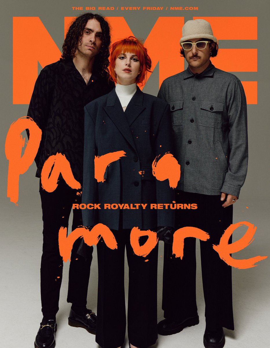 YELYAHPOI's tweet photo. new photos of paramore from NME https://t.co/h7MhBX1ejY