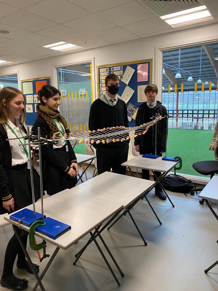 NDCCScience's tweet photo. BTec year 12 science students modelling the fundamentals of waves. @NDEvertonValley https://t.co/9aX7d8nUcH