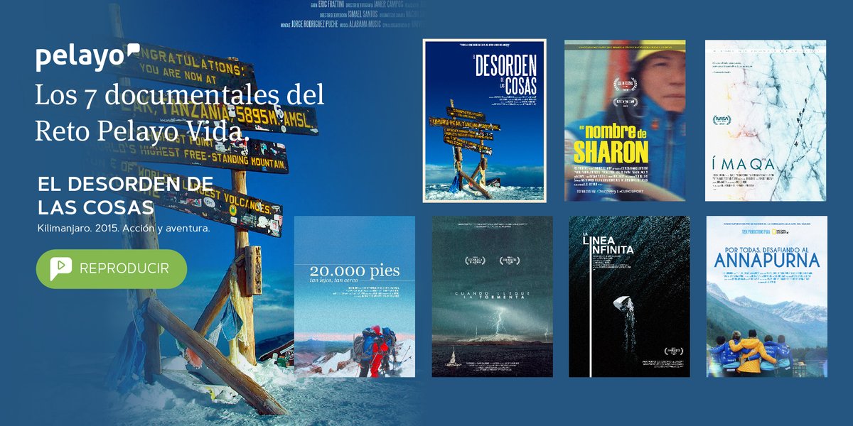¡MAÑANA ES EL #DÍADELCINE! 📽 🎞

Y queremos recordaros que todos los documentales del <a href="/RetoPelayoVida/">Reto Pelayo Vida</a> los podéis ver en <a href="/PrimeVideoES/">Prime Video España</a>. Horas de contenido emotivo, historias reales, aventuras y paisajes impresionantes 🥹🚲

¡Disfrútalos todos!💙

#PatrocinioPelayo
#RetoPelayoVida