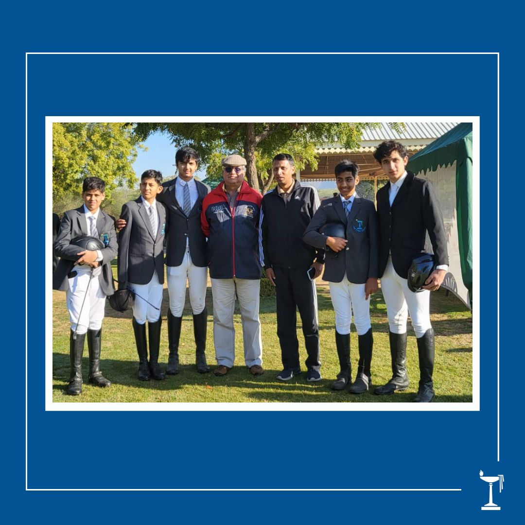 The_Doon_School's tweet photo. #TheDoonSchool boys participated in the All India #IPSC #EquestrianChampionship at Mayo College. Our boys competed against stiff opposition despite their little practice and won a total of 6 medals: 1 gold, 3 silver, and 2 bronze.
#IPSCEquestrian #GoDoscos #SportsAtDoon https://t.co/AbJN91m0Y8