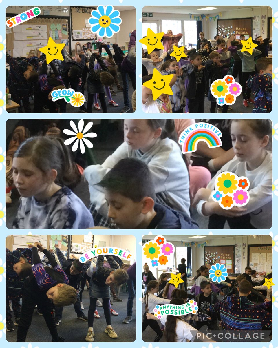HBJSCH63's tweet photo. 4H have enjoyed yoga this morning as part of Mental Health Week. #HBJSyear4 #HBJS https://t.co/LEI4I0JvWl
