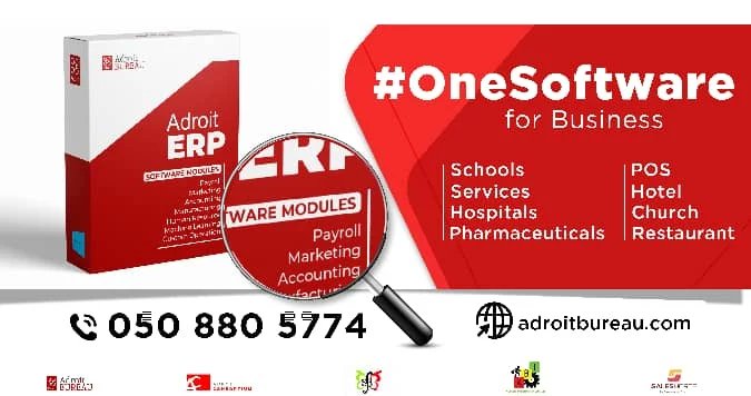 AdroitConsorti1's tweet image. Adroit Accounting software Solution is here for you. This software comes with a general ledger, account payable &amp;amp; receivables feature. It helps with the taking of inventory and can also generate receipts.
Contact us on 0508805774 to get yours now!!!!
#onesoftware #software